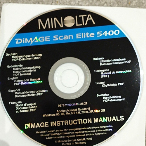 Minolta dimage scan - dimage,