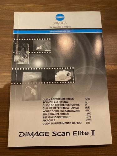 Minolta dimage scan elite - scan,